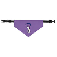 Purple Team Pet Bandana Collar